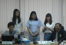 ตัวแทนนักศึกษาของโครงการ JENESYS 2.0ได้ทำ Presentation ให้ท่านที่ปรึกษา และคณะกรรมการบริหารฯ ได้รับฟัง ณ ห้องประชุมสมาคมฯ พหลโยธิน